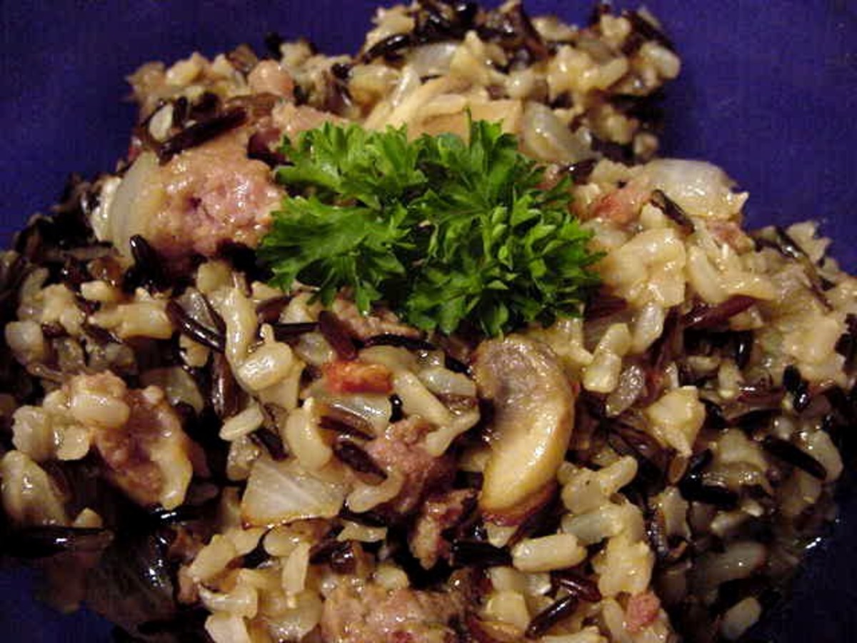 Budweiser Wild Rice and Sausage