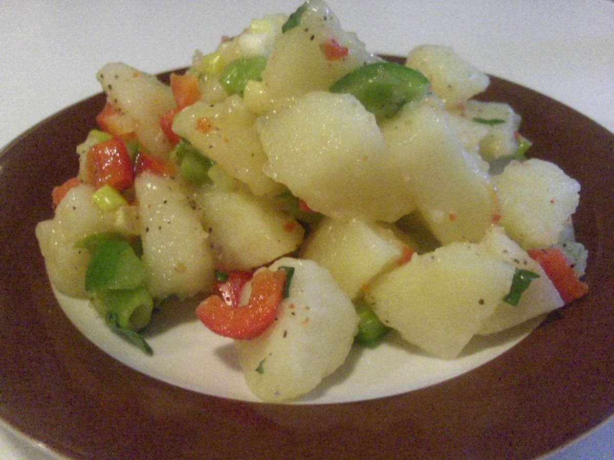 old fashioned potato salad with italian dressing Classic Italian Potato Salad with Olive Oil & Herbs