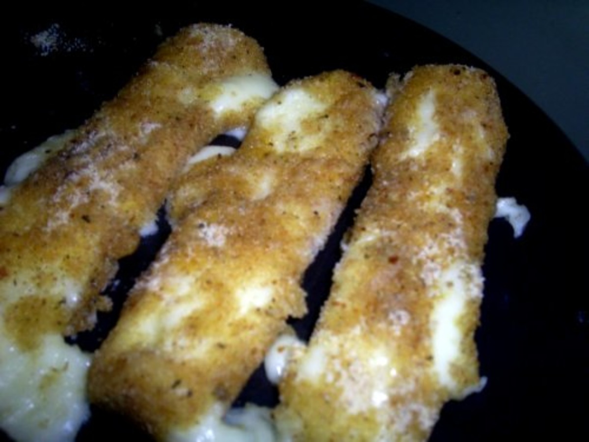 Baked Mozzarella Cheese Sticks image