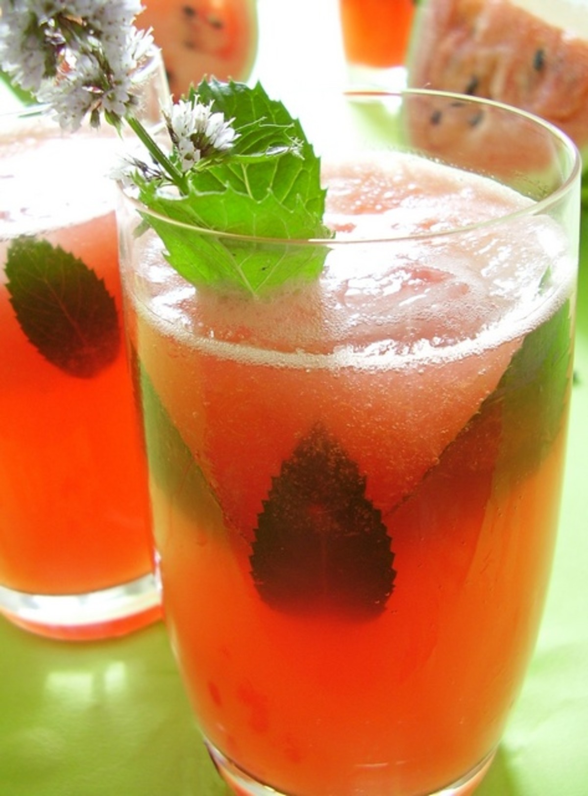 Agua Fresca De Melon Watermelon Sparkling Water Recipe Food Com