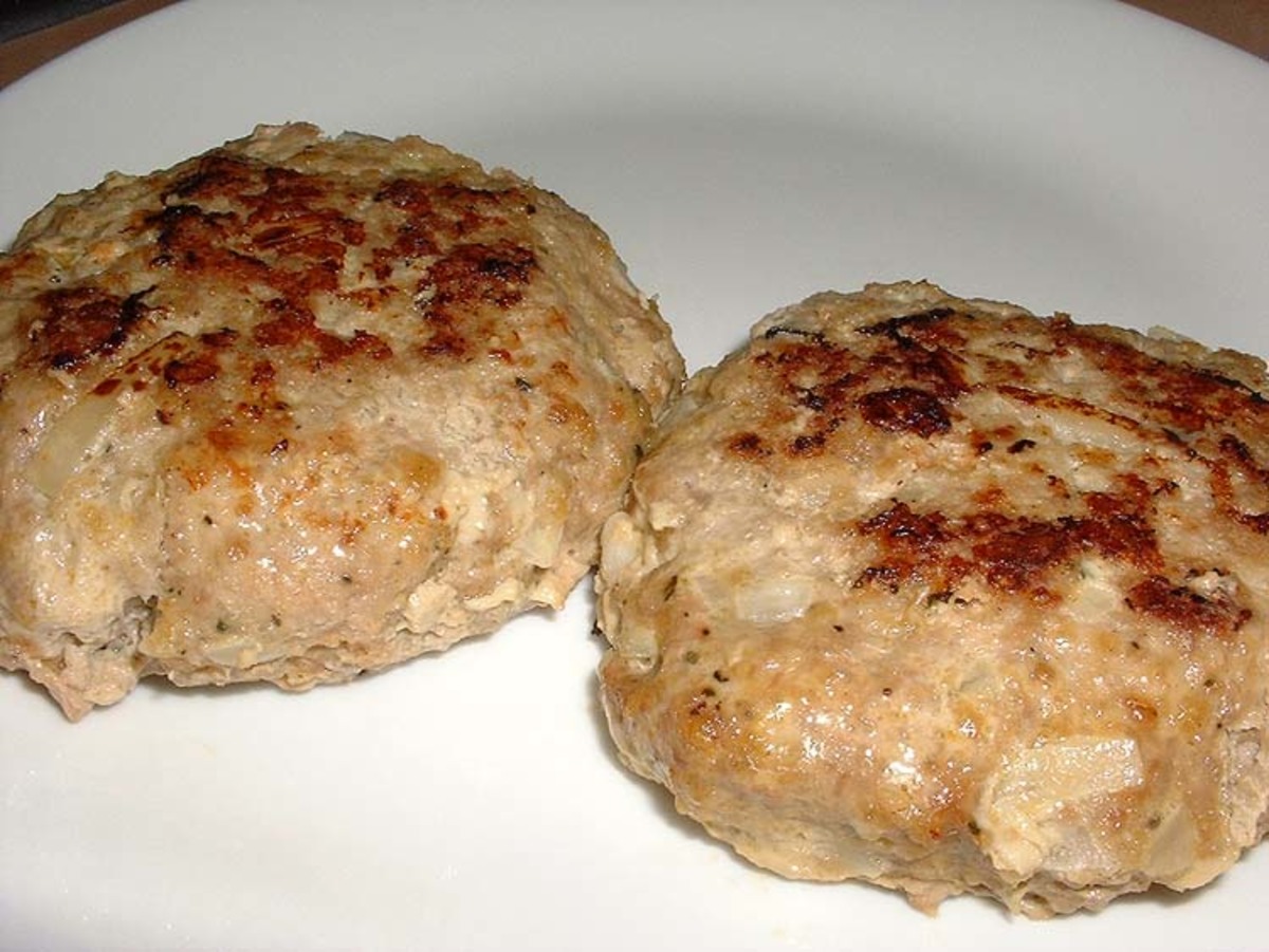 what are turkey patties made of