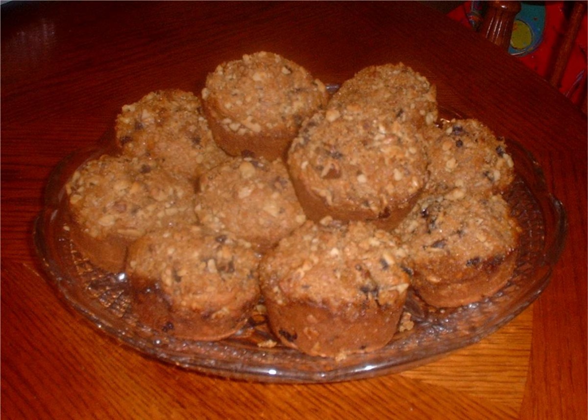 Sweet and Nutty Raisin Bran Muffins