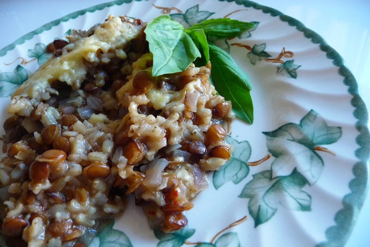 Brown Rice and Lentil Casserole-image