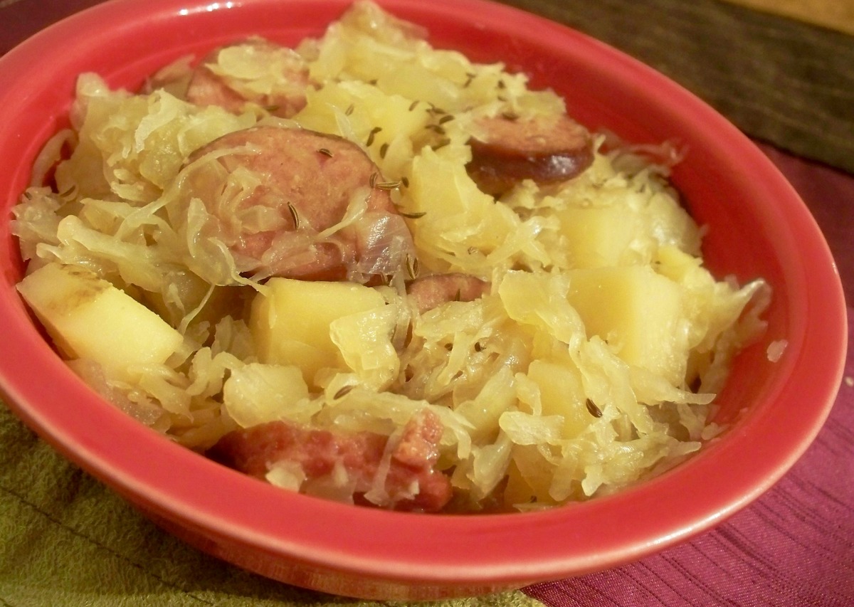 Bratwurst and Sauerkraut Casserole_image