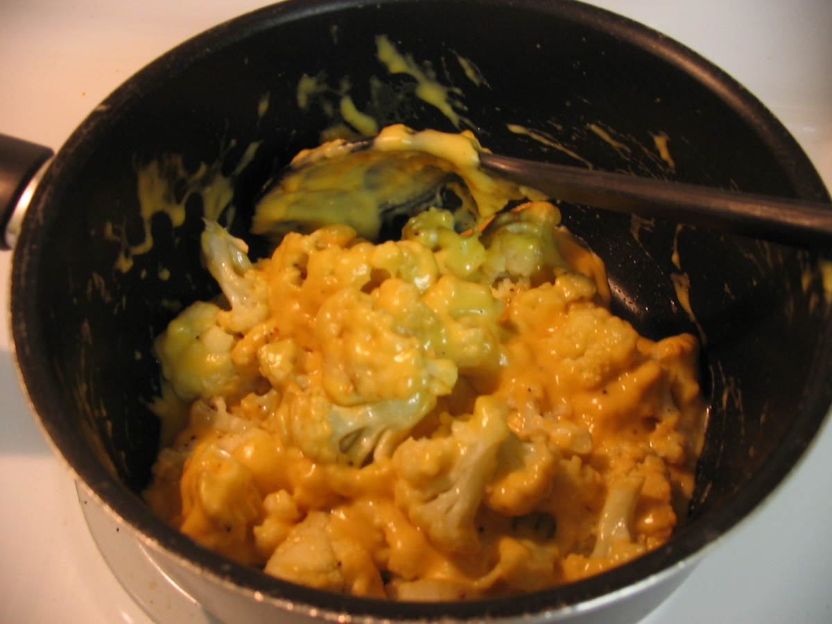 Roasted Cauliflower With Cheddar Cheese Sauce Recipes