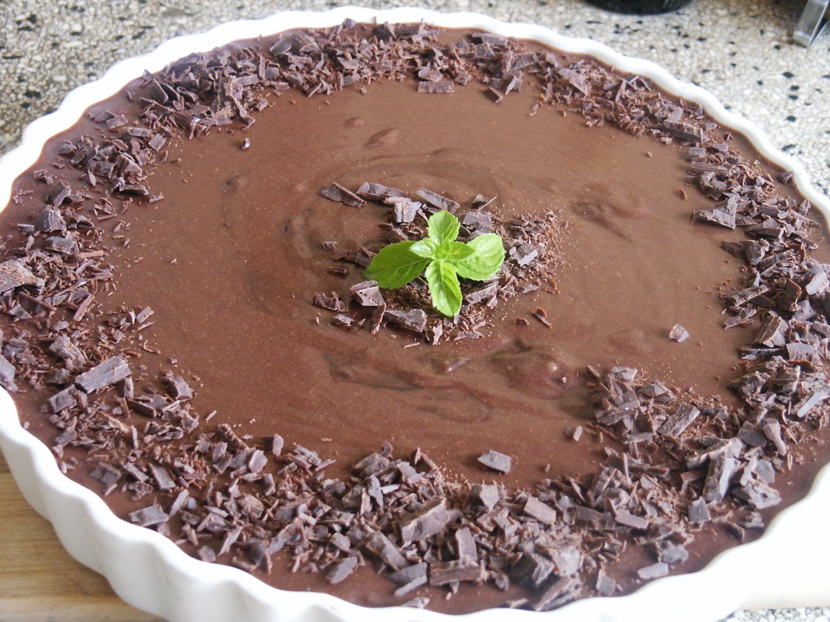 Minty Mousse Pie Au Chocolat_image