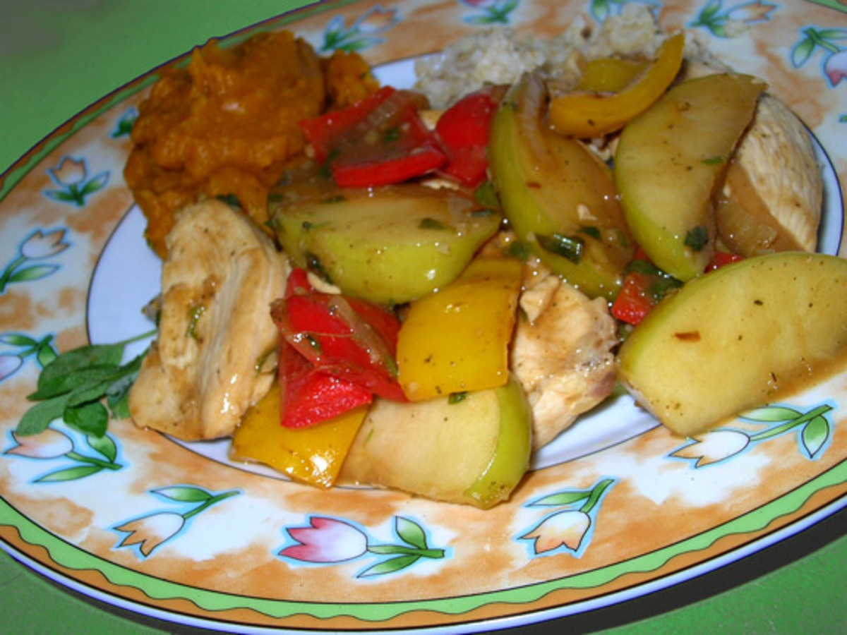 Chicken with Apples and Sage image