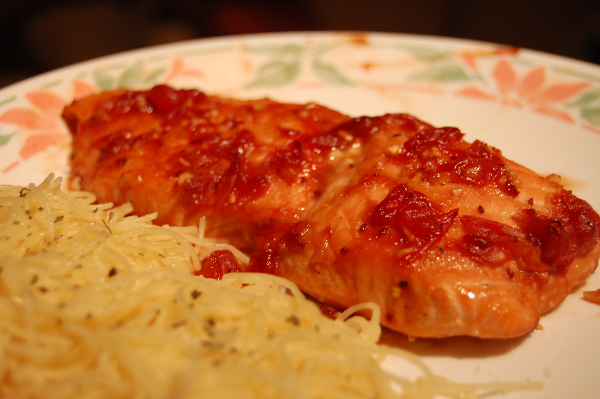 Cranberry Ginger Salmon image