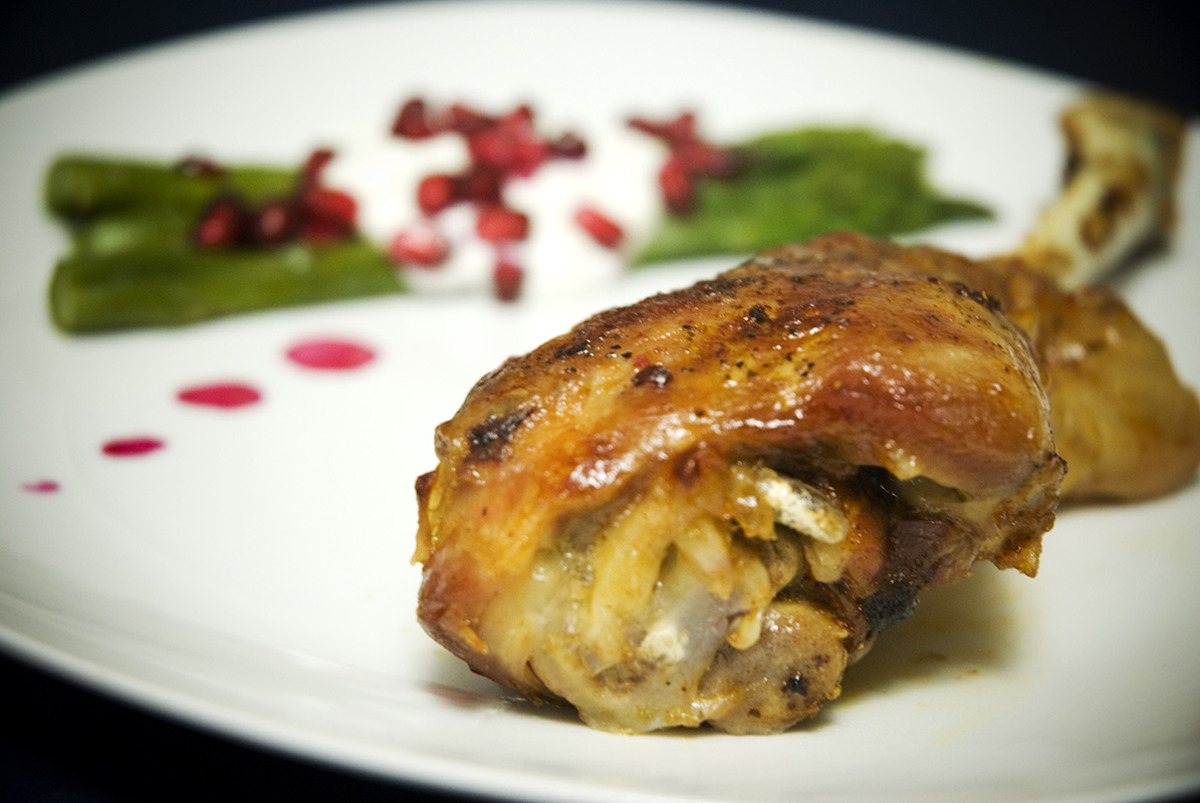 Barbecued Turkey Drumsticks