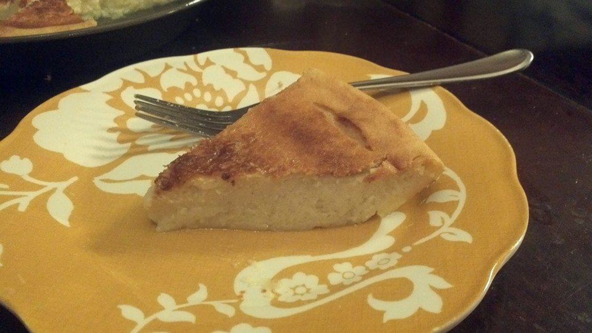 Crustless Baked Custard Pie_image