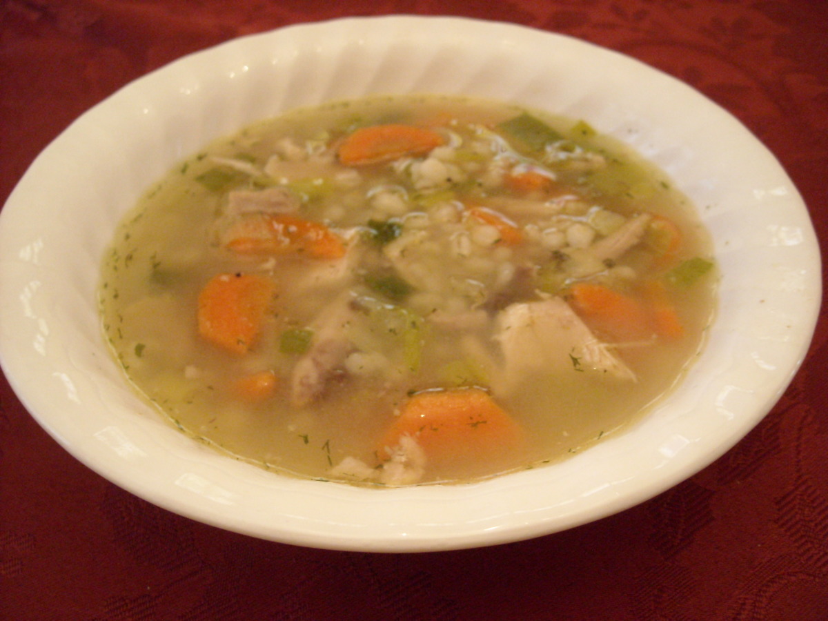 Cock-a-Leekie (Chicken and Leek Soup)_image