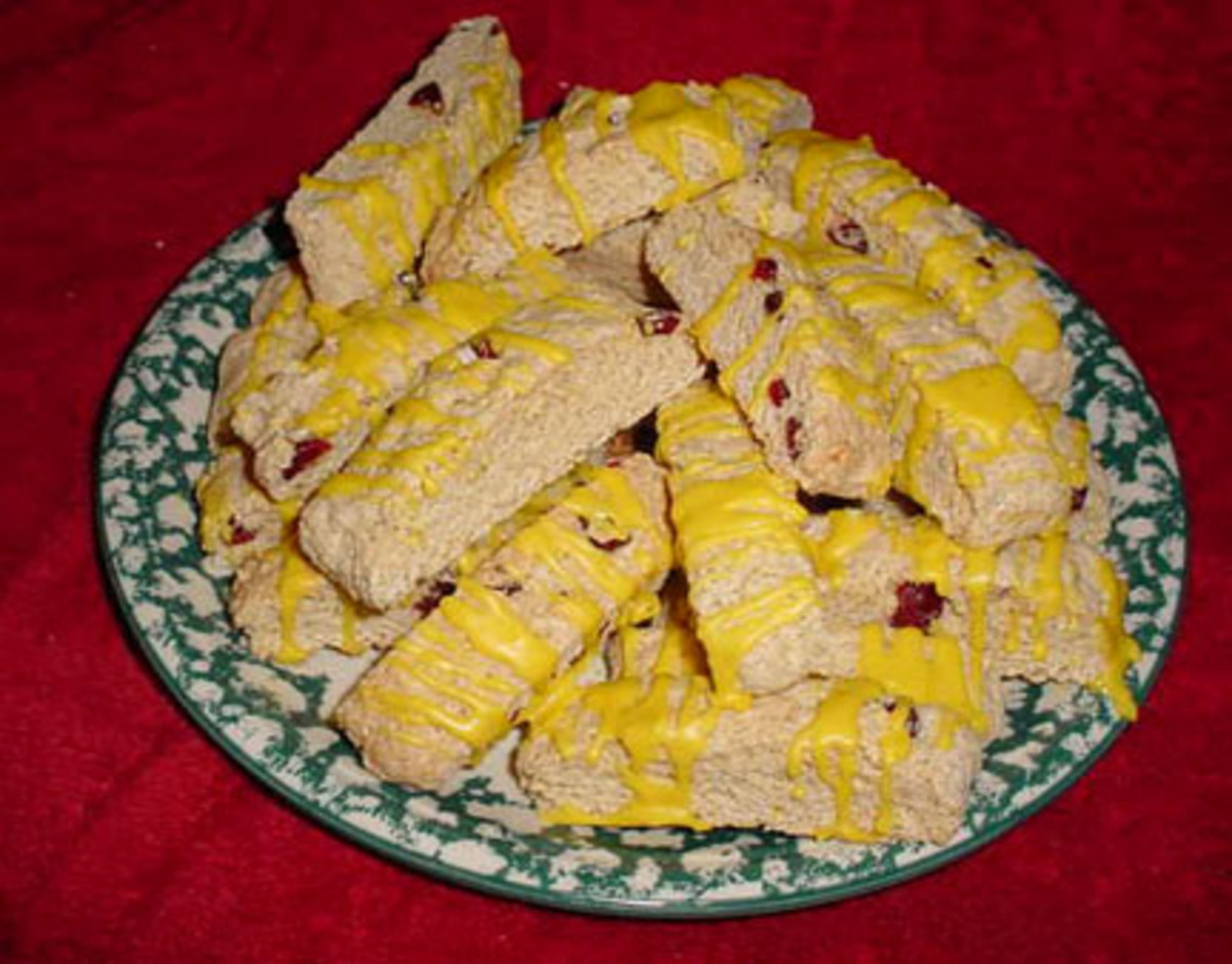 Lemon Cranberry Biscotti — TBLSPOON