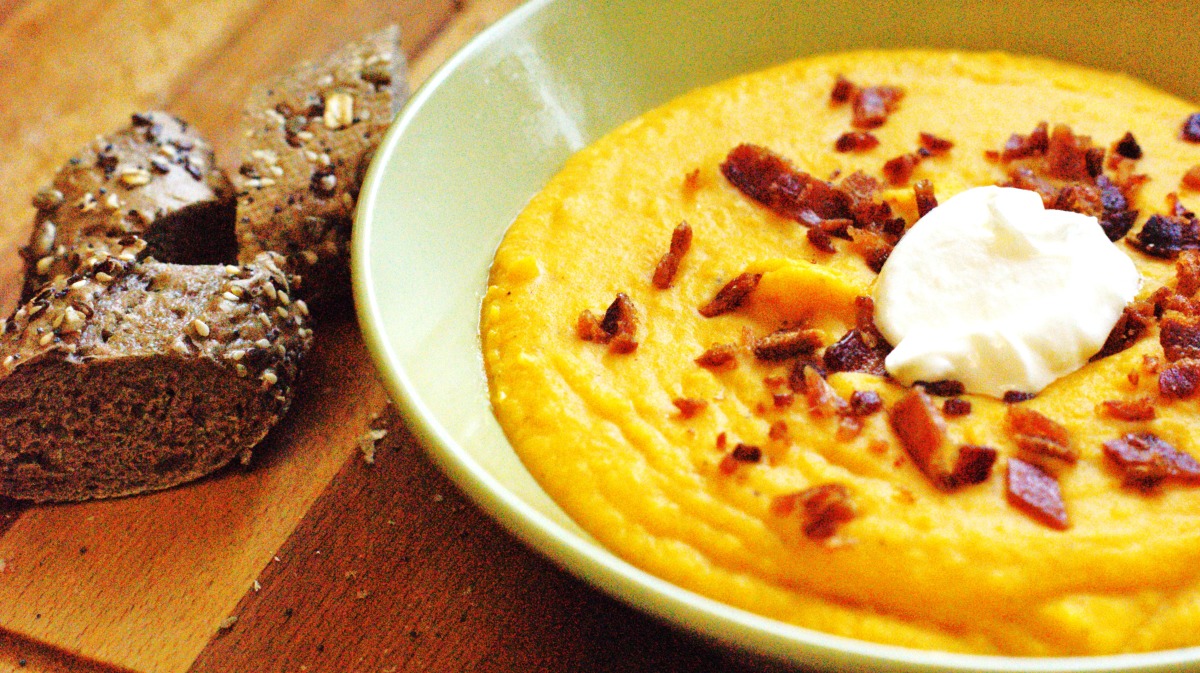 Bacon-Infused Butternut Squash Soup image