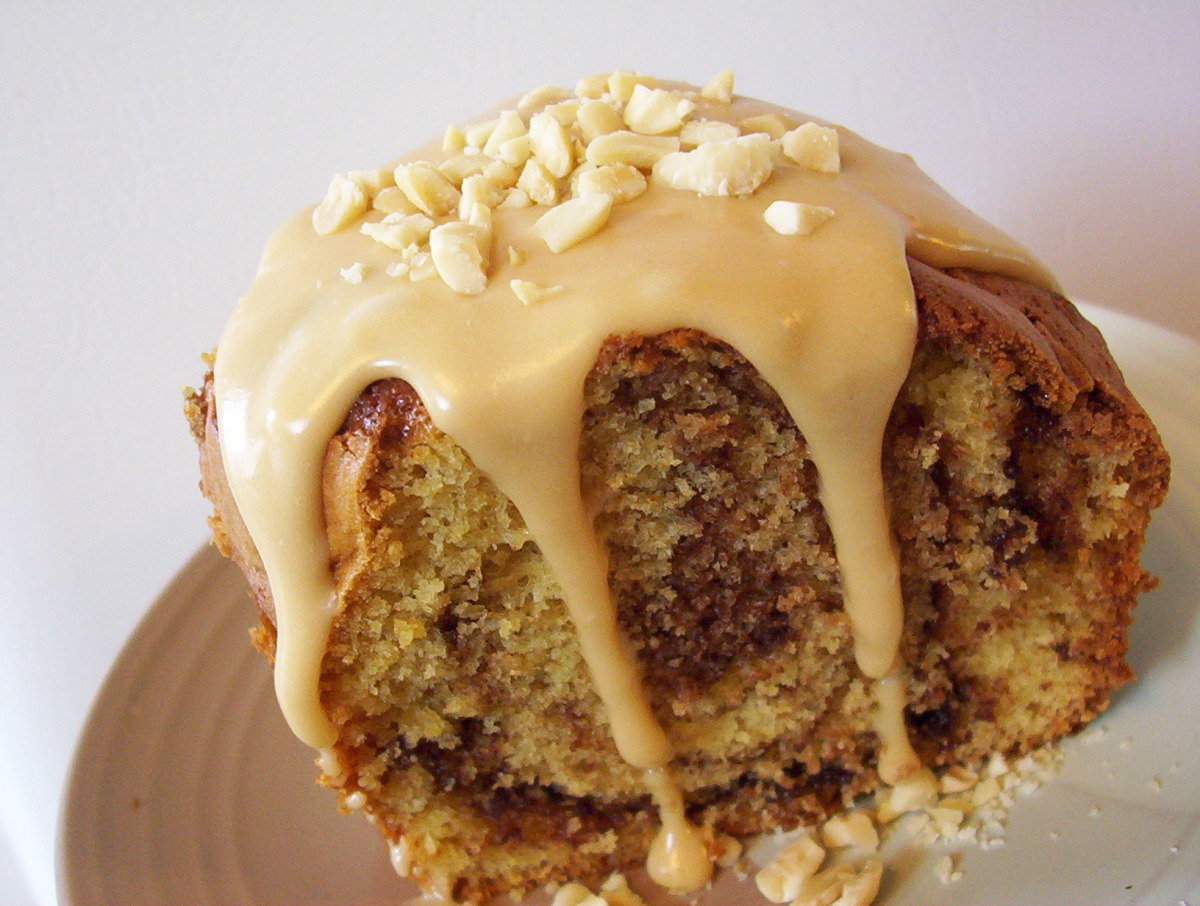 Choco-Peanut Butter Swirl Cake