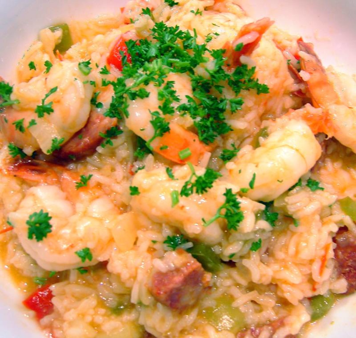 Chorizo, Shrimp and Rice