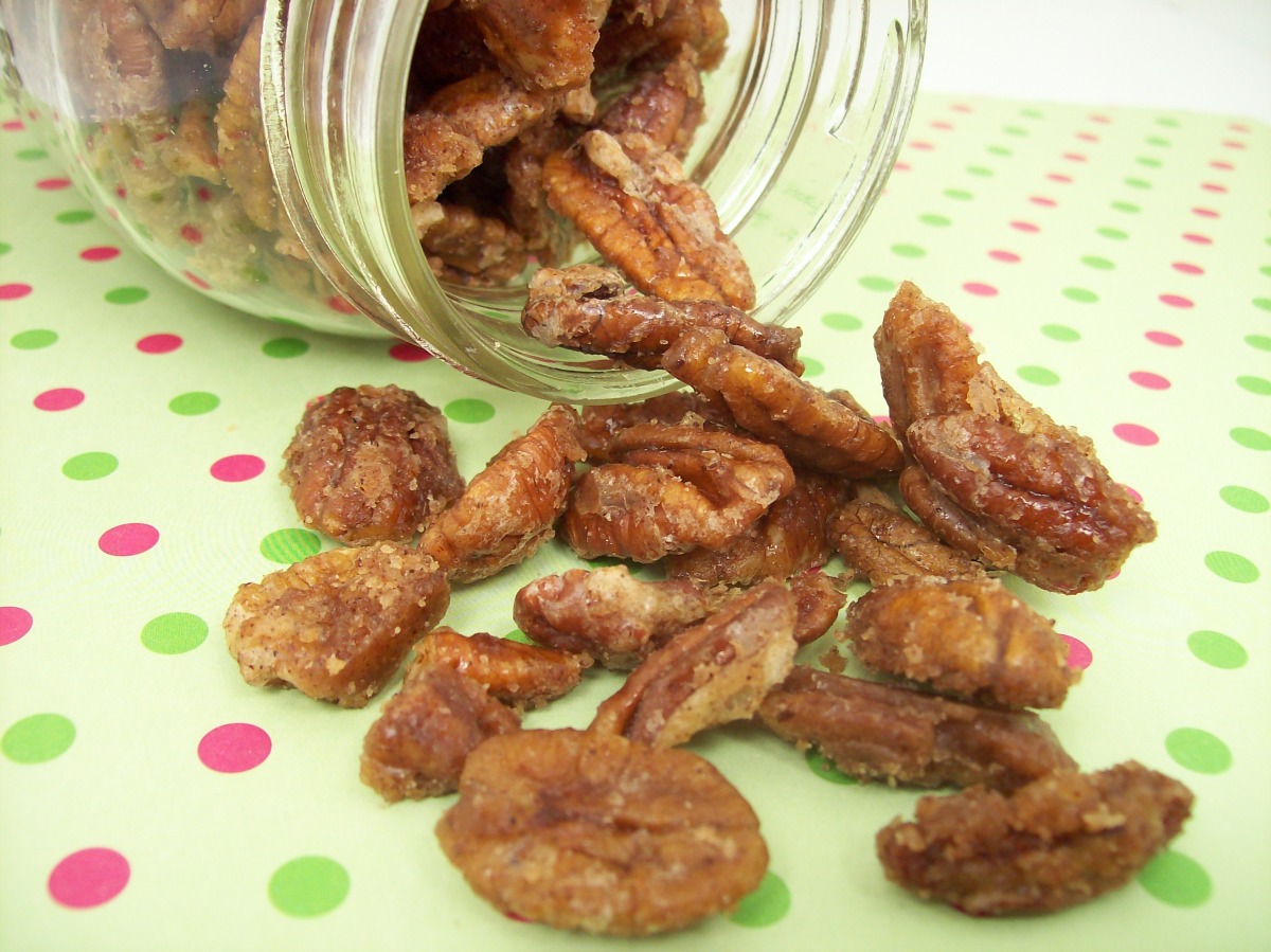 Sugar and Spice Candied Pecans image