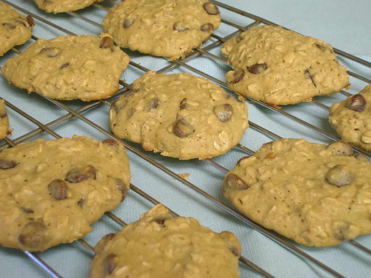 Chewy Oatmeal Chocolate Chip Cookies image