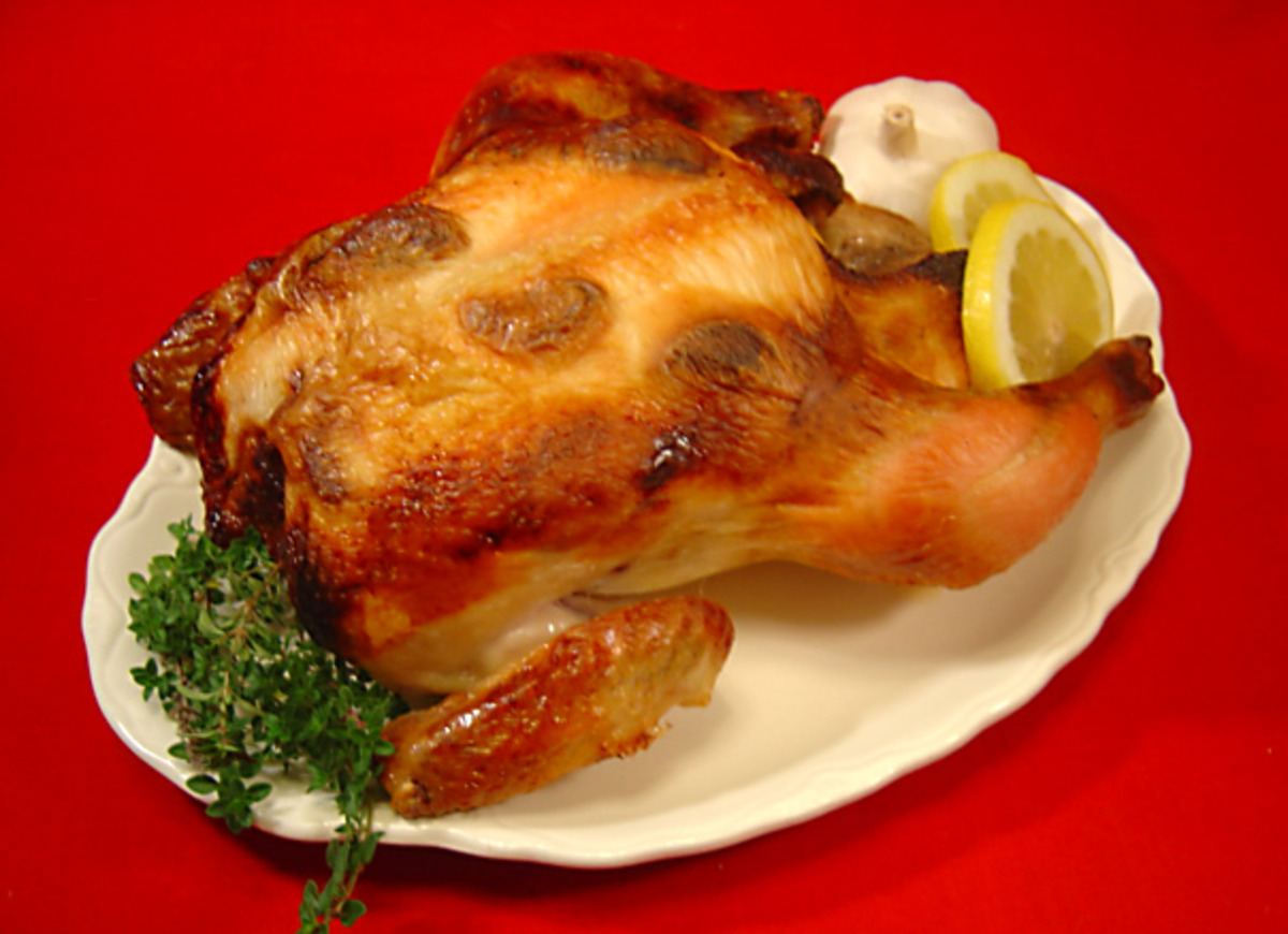 Roast Brined Chicken image
