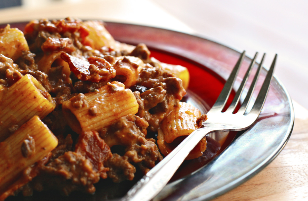 Bacon Cheeseburger Pasta-image