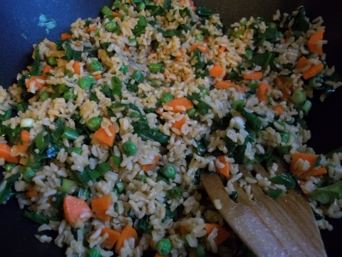 Greens (Fried) Rice
