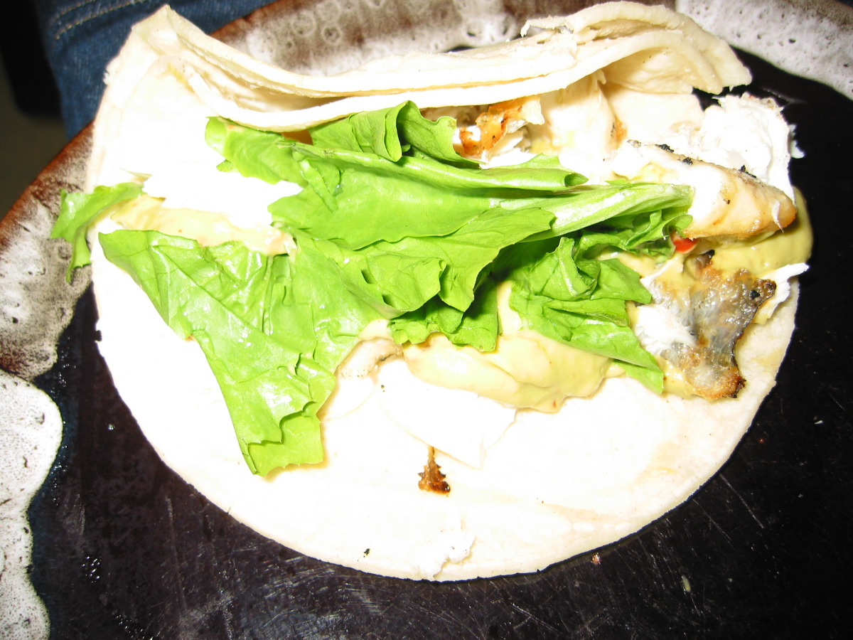 Halibut Fish Tacos With Guacamole Sauce Recipe Food Com