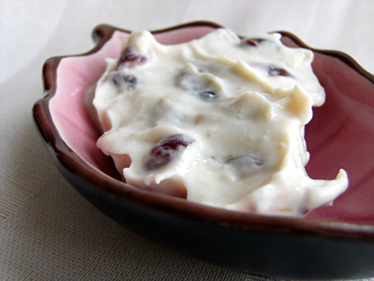 Roasted Garlic Cranberry Cream Cheese Spread image