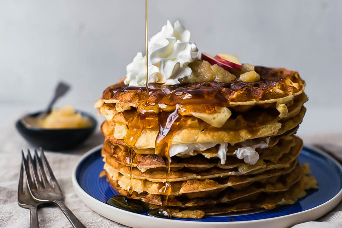 Tipsy Overnight Belgian Waffles-image