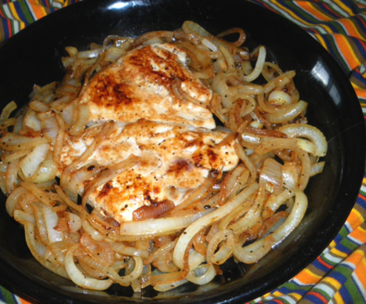 Chicken with Caramelized Onions