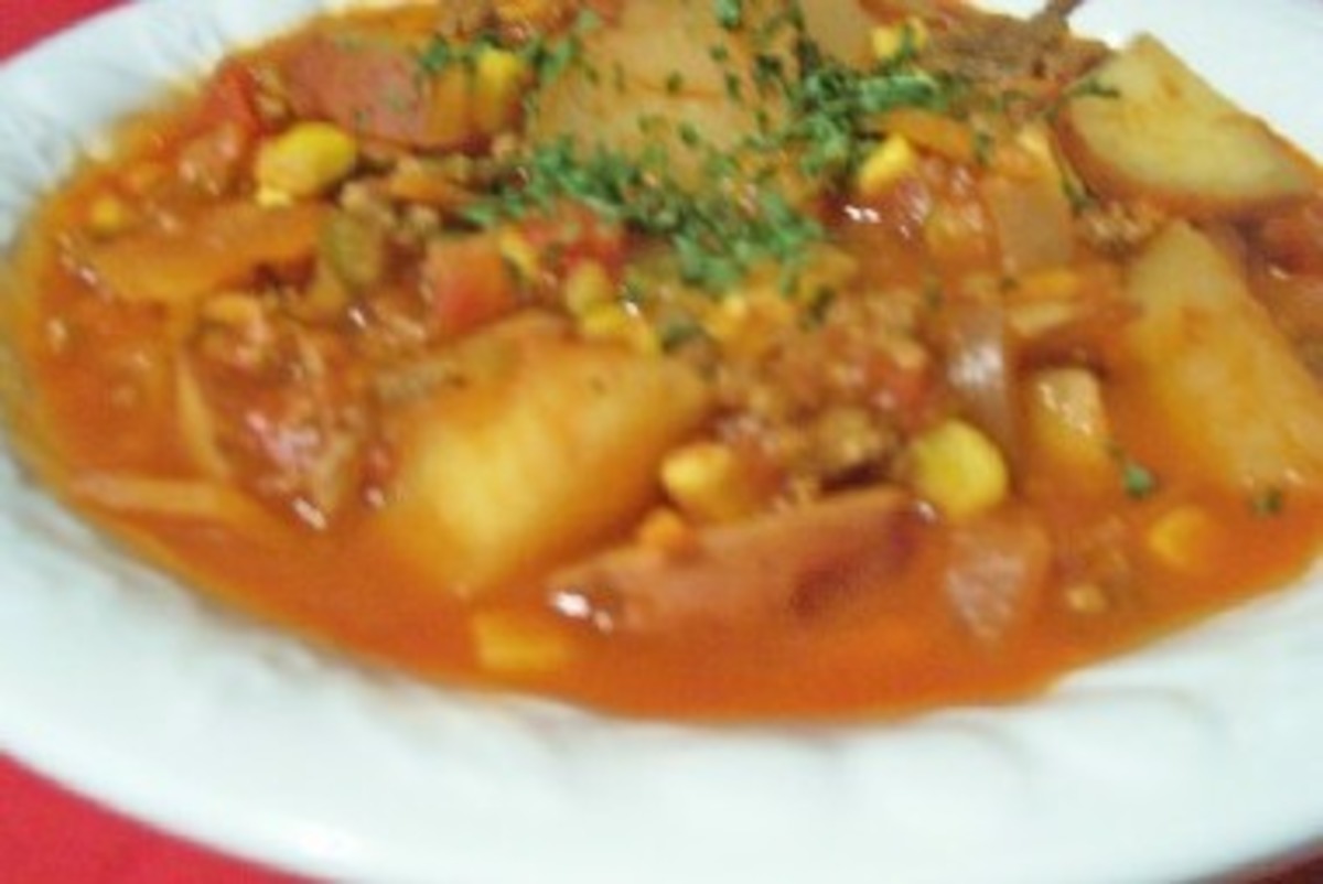 Yummy beef vegetable stew image
