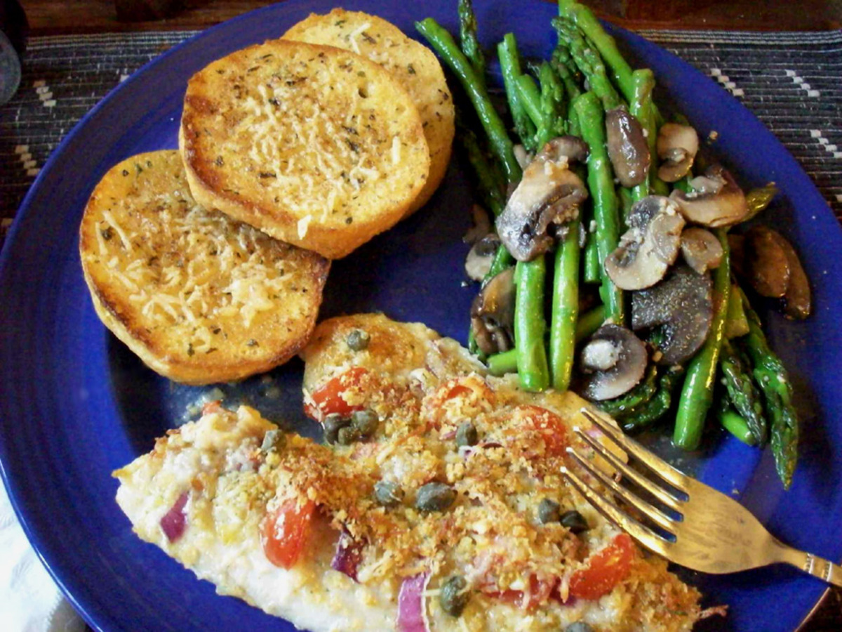 Asparagus Spears with Mushrooms