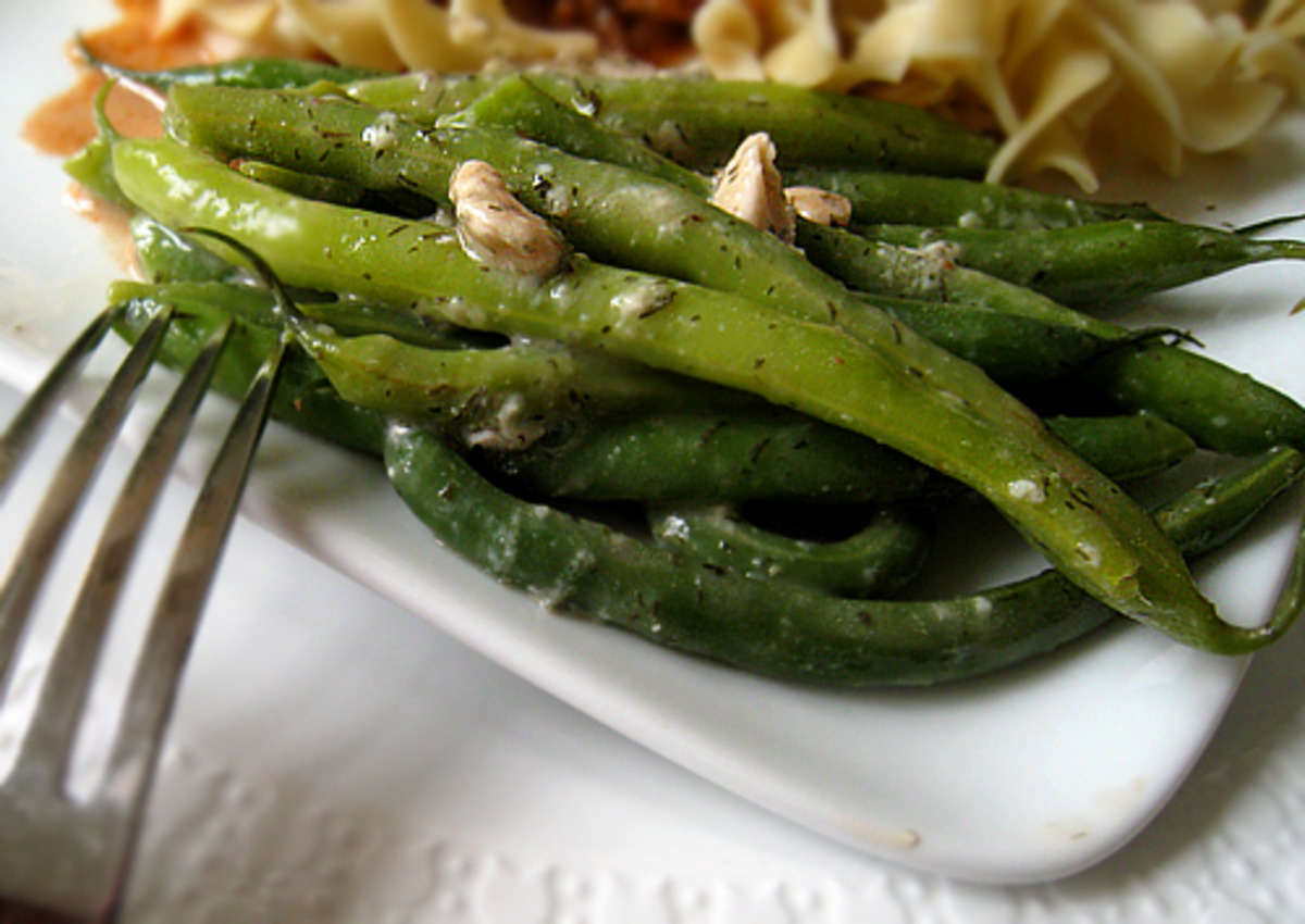 Green Beans and Feta with Dill