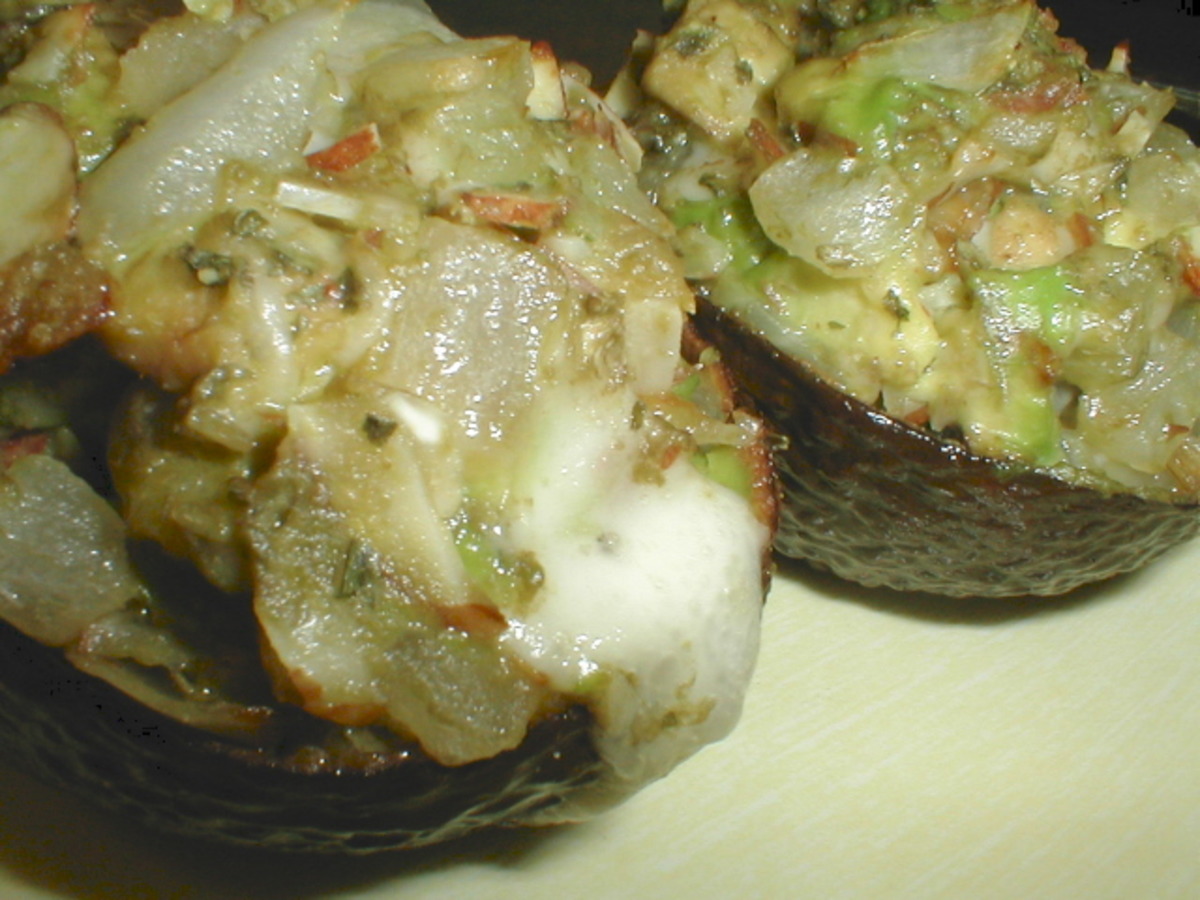 Baked Stuffed Avocado Recipe Food
