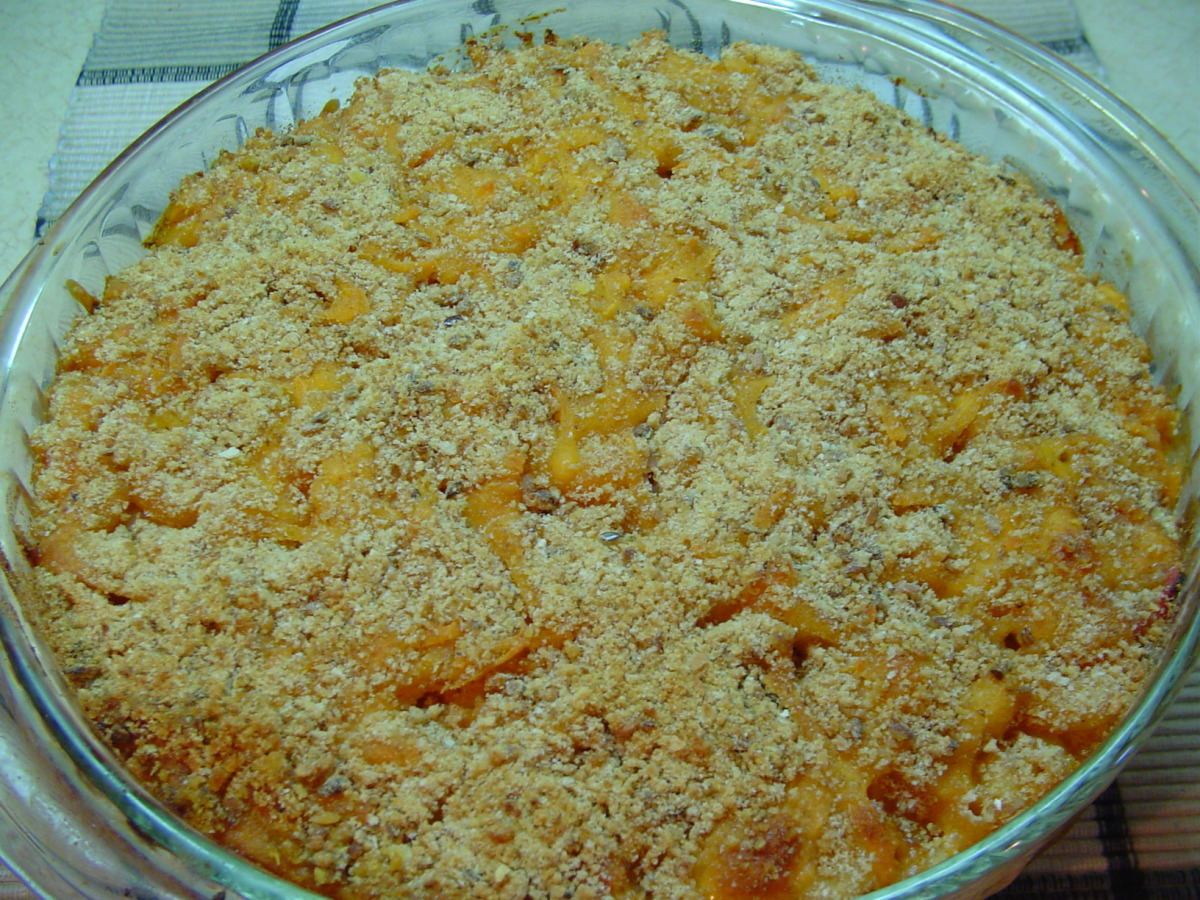 Baked Macaroni Tomatoes & Cheese image