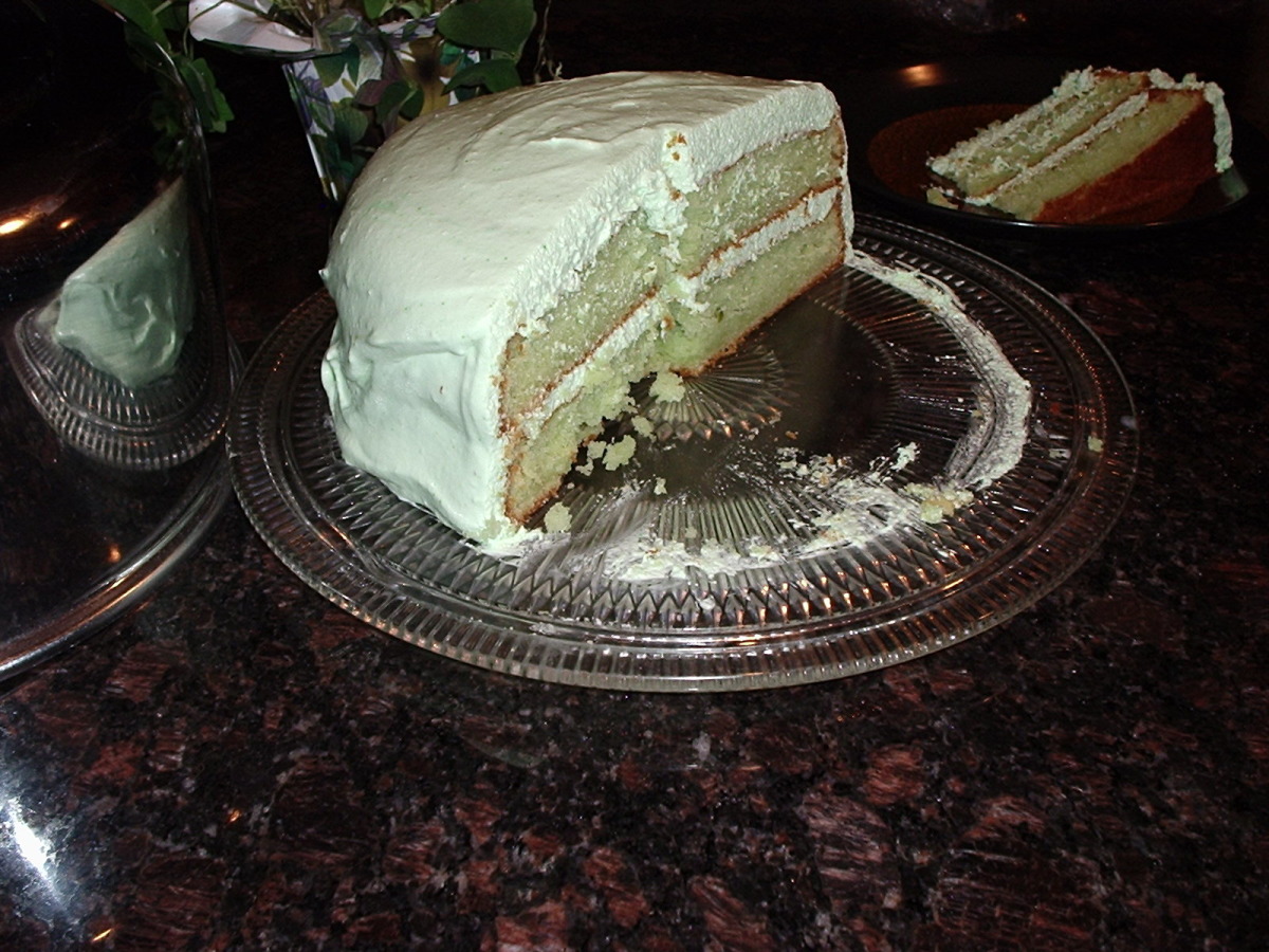Pistachio Pudding Ginger Ale Cake Recipe