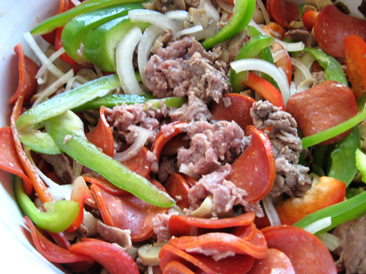 philly cheesesteak casserole- low carb