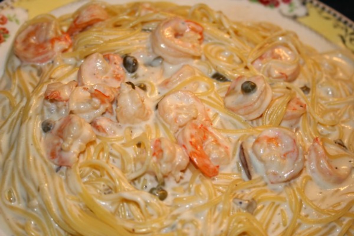 Sauteed Shrimp With Lemon Caper Cream Sauce On Angel Hair Pasta Recipe Food Com,What Does Elope Mean In Pride And Prejudice