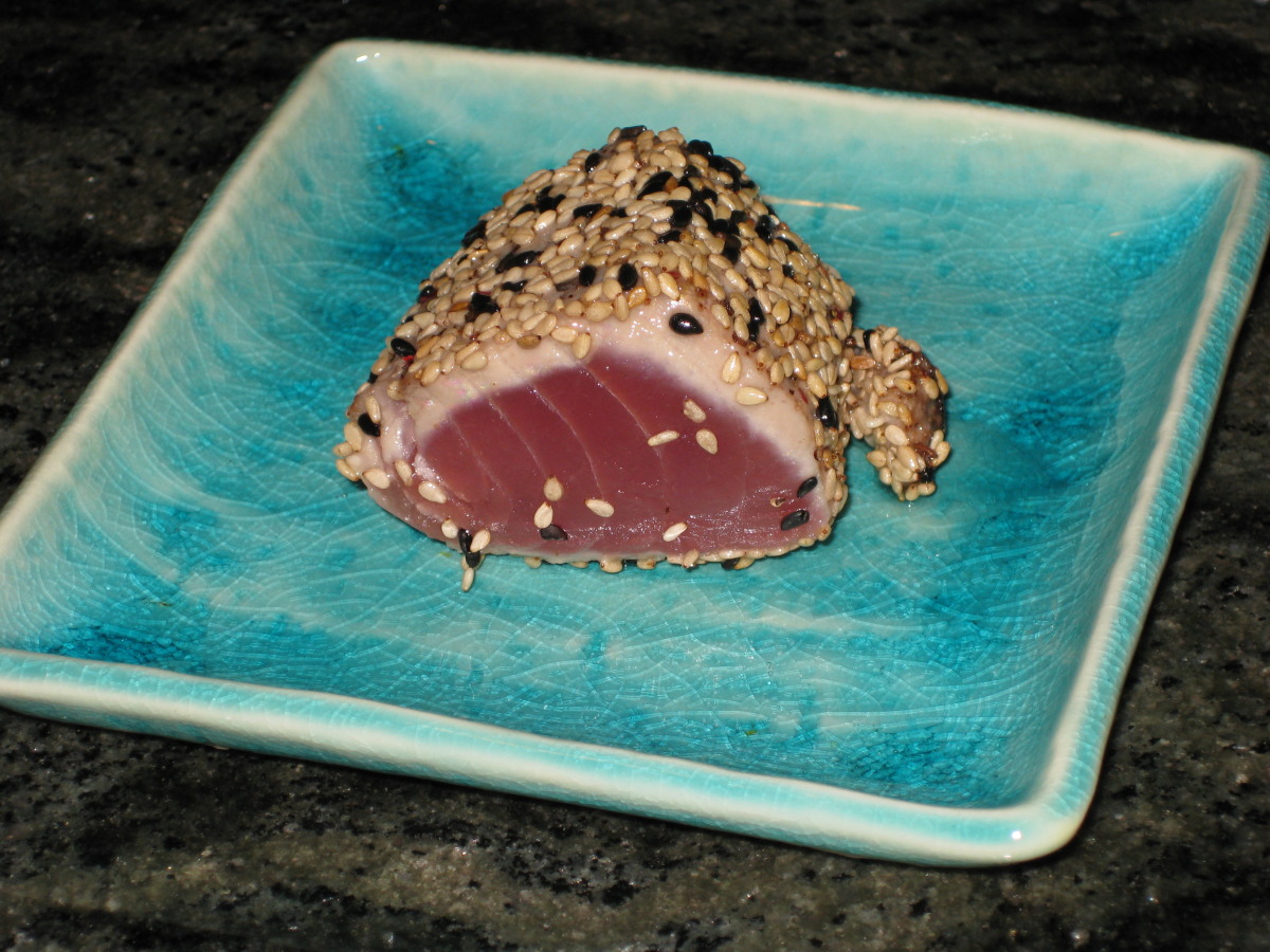 Seared Sesame-crusted Tuna image