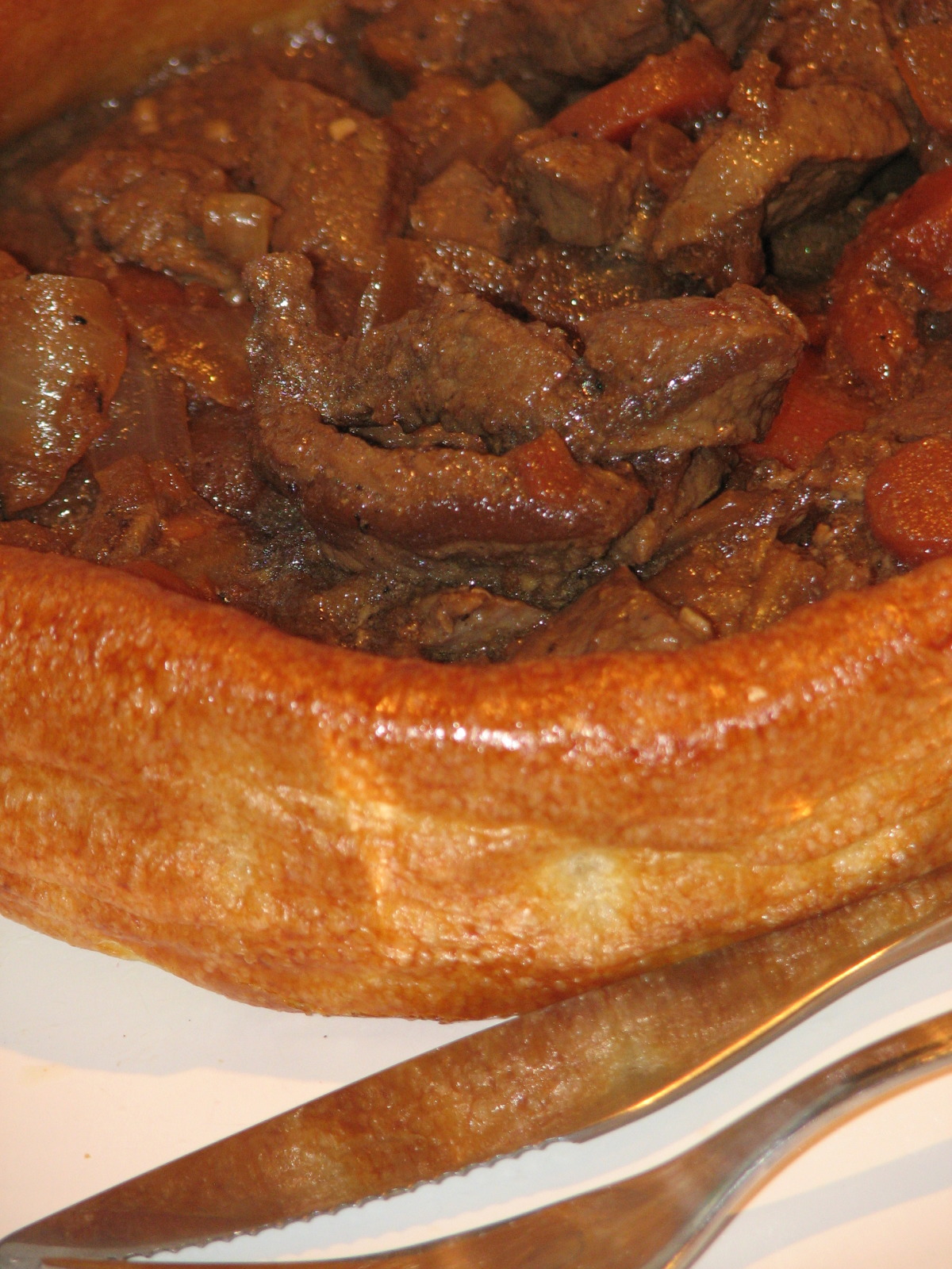 English Pub Beef Kidney Stew In Yorkshire Pudding Adopted Recipes