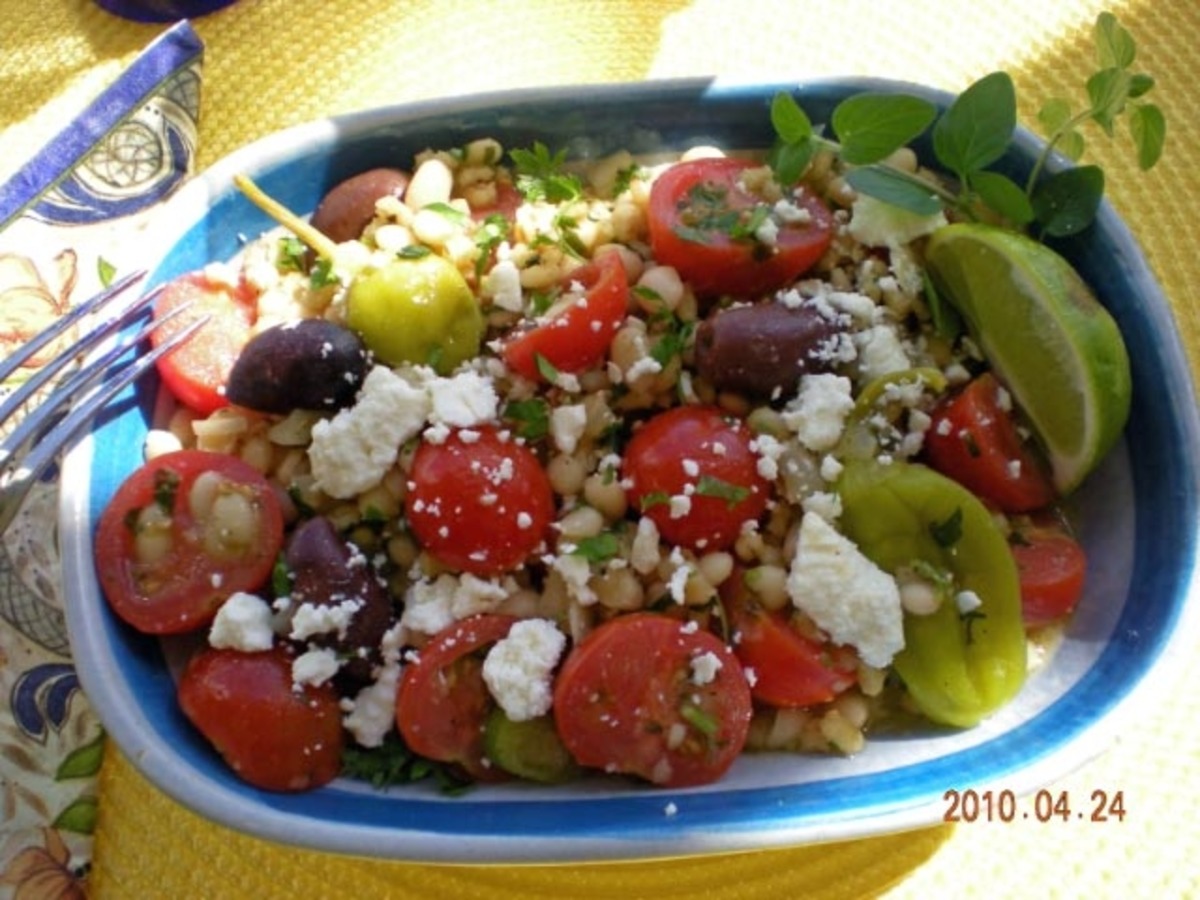 Greek Barley Salad image