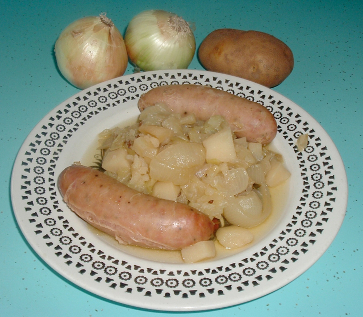 Polish Sausage and Cabbage_image