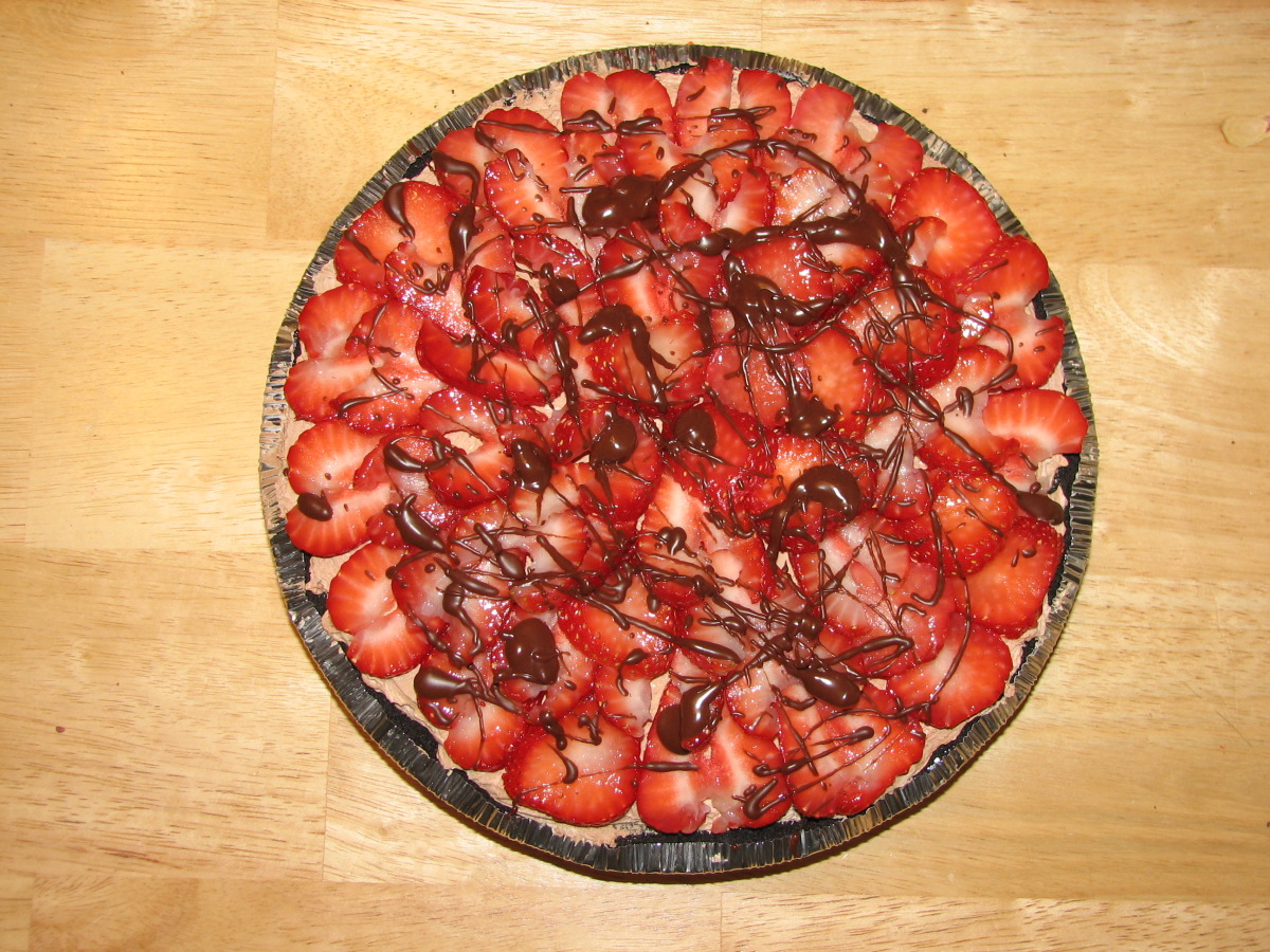 Miss Aimee B's Chocolate Strawberry Pie image