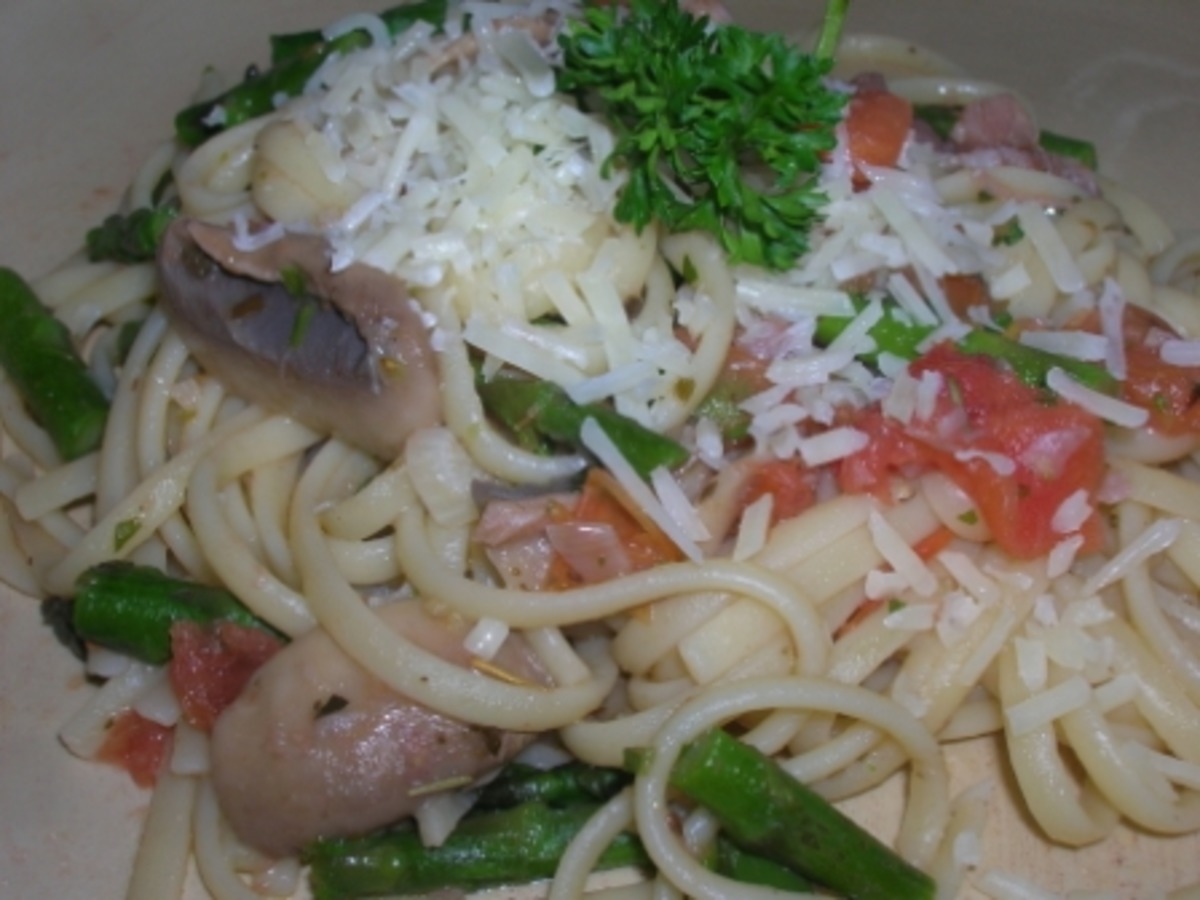 Uncle Bill's Asparagus Pasta Primavera
