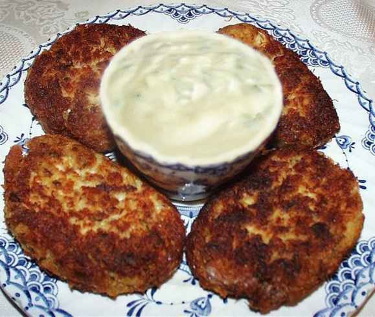 Crab Cakes With Cilantro Mayonnaise image