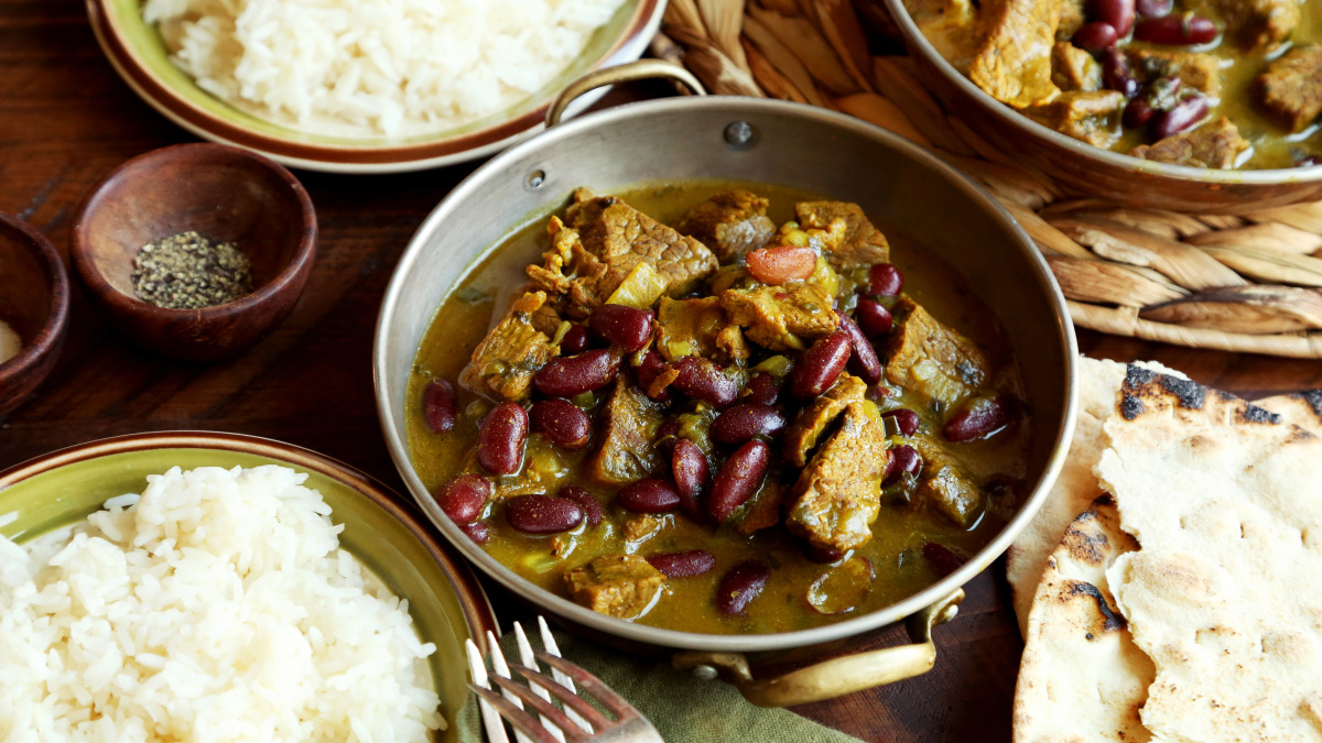 Beef & Bean Khoresh (a Persian Beef Stew)