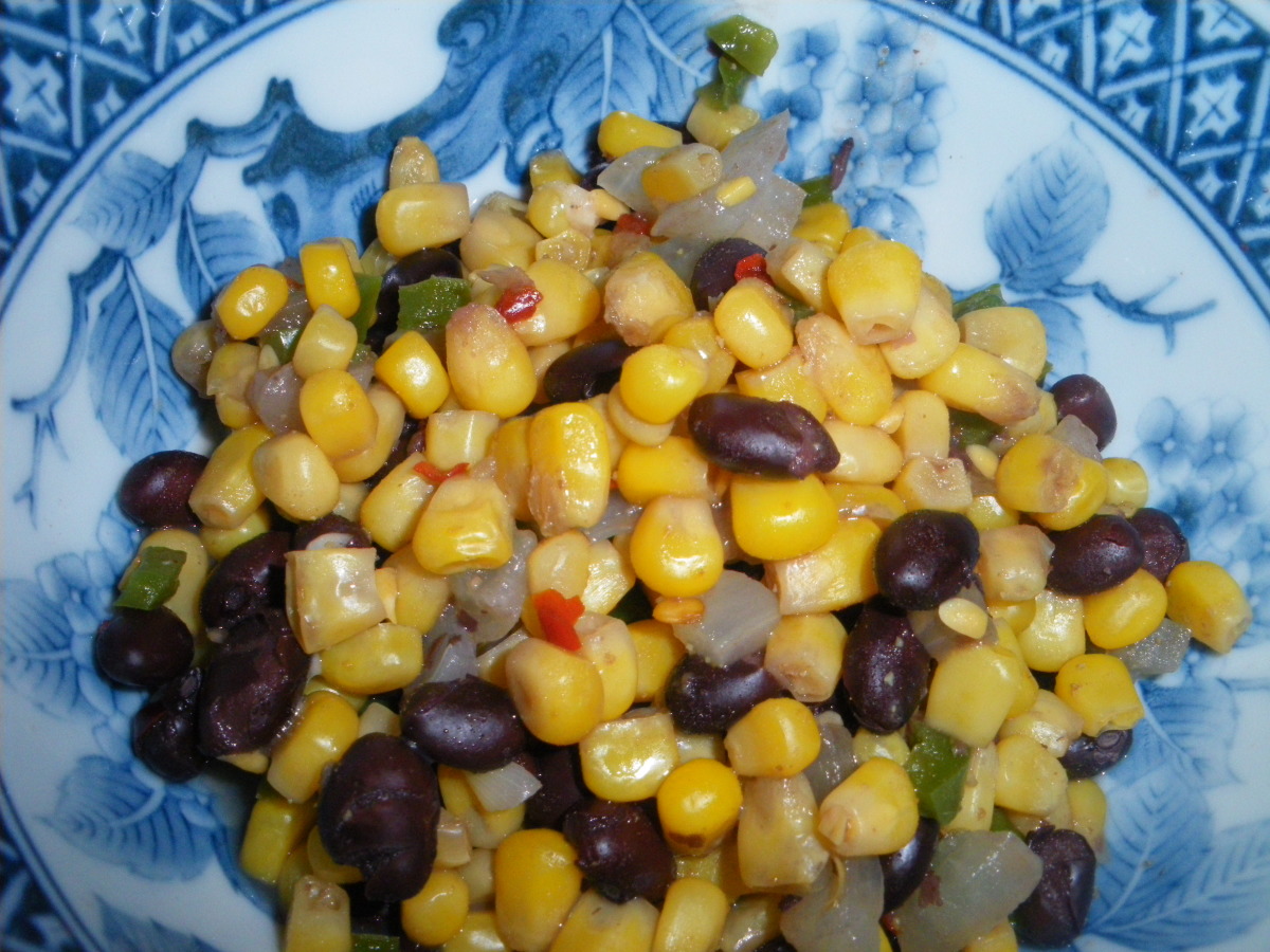 Spicy Corn and Black Beans_image