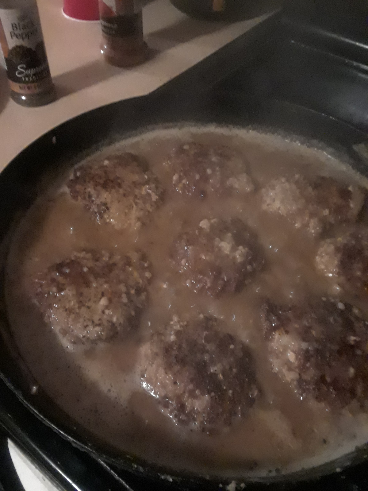 Ground Pork and Potato Balls