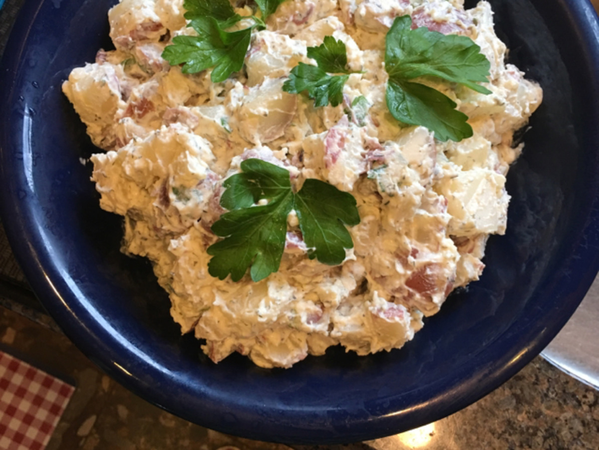 Dill And Sour Cream Potato Salad Recipe Food Com