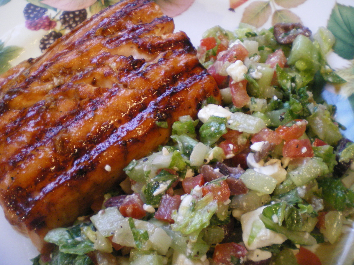 Hoisin Glazed Salmon or Sea Bass Recipe