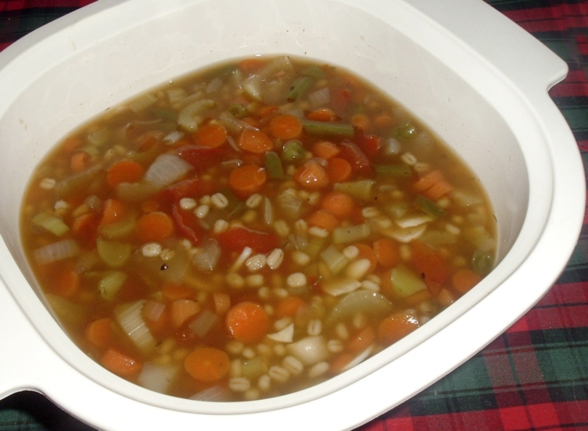 Vegetarian Barley-Vegetable Soup Recipe - Food.com