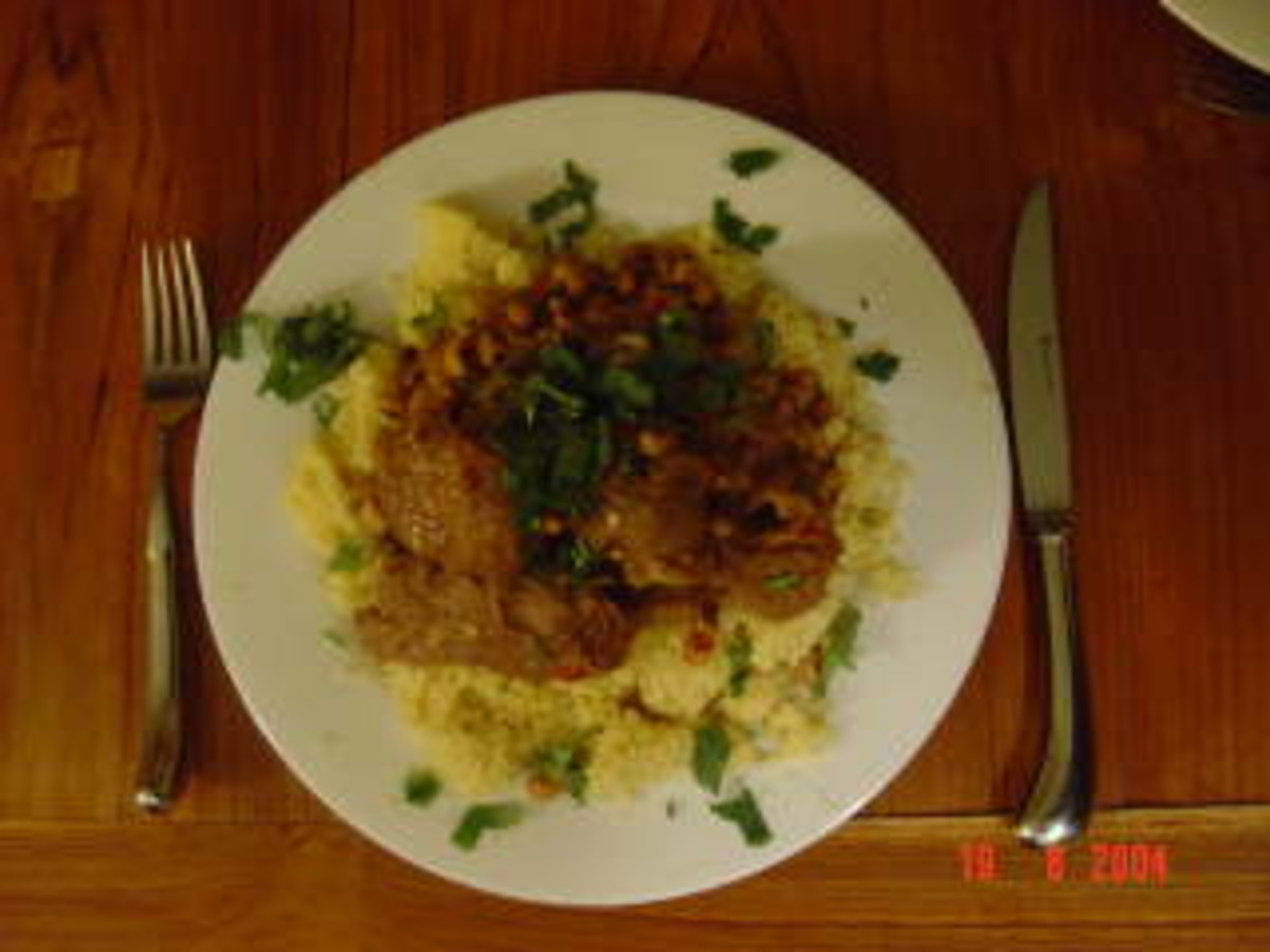 Algerian Stew With White Beans - Barboucha